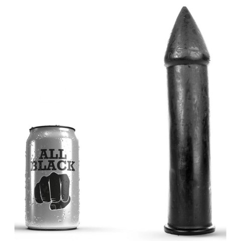 Dildo czarne Torpedo 23x5.5cm All Black