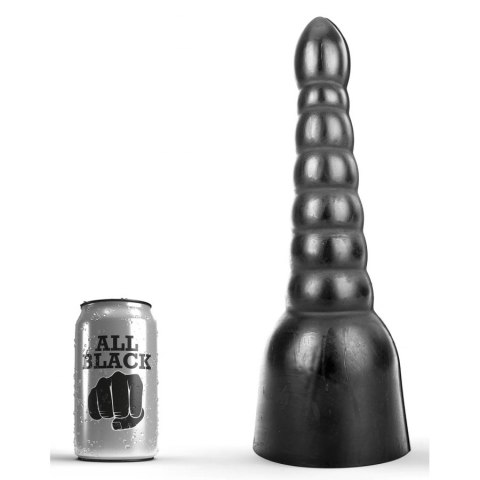 Dildo czarne Bole 22x6.5cm All Black