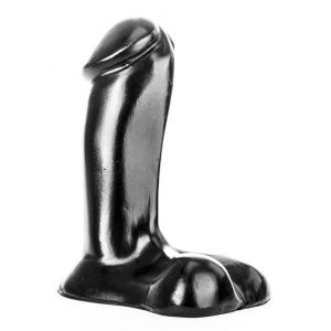 Dildo czarne Piston 12x5cm All Black