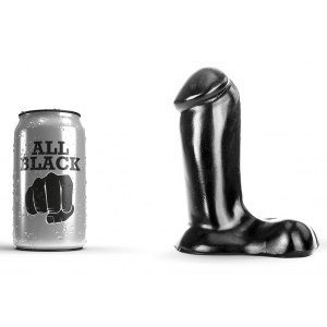Dildo czarne Piston 12x5cm All Black