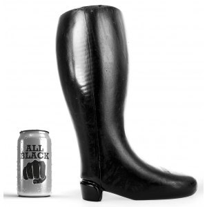 Dildo W Kształcie Buta Czarne 30x12cm All Black
