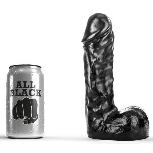 Dildo czarne Colin 15x5cm All Black