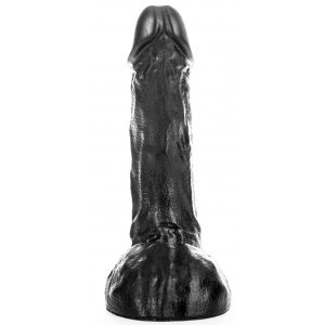 Dildo czarne Benny 23x6cm All Black