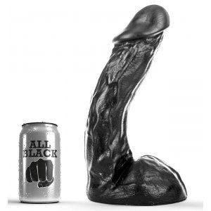 Dildo czarne Benny 23x6cm All Black