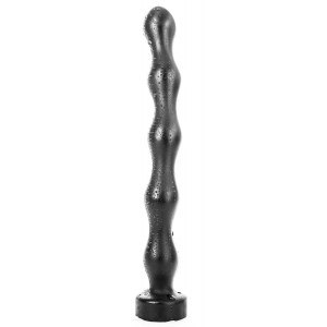 Dildo czarne kulki Hoser 29x3.5cm All Black