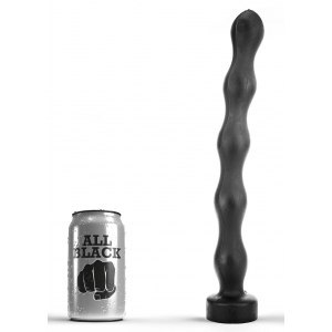 Dildo czarne kulki Hoser 29x3.5cm All Black