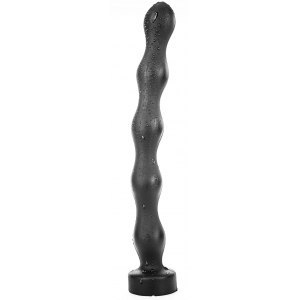 Dildo czarne kulki Big Hoser 38x4.5 cm All Black