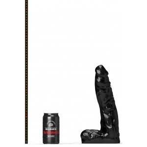 Dildo czarne Steroid The Coach 25x7cm All Black