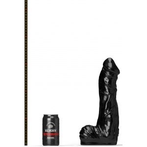 Dildo Ogromne Czarne 26x8cm All Black