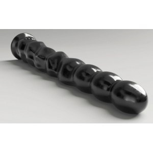Dildo czarne Steroid The Sabre 33x4.5cm All Black
