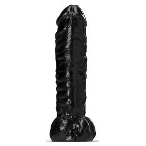 Dildo Ogromne Czarne 27x8.5cm All Black