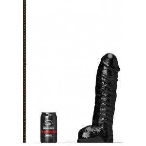 Dildo Ogromne Czarne 27x8.5cm All Black
