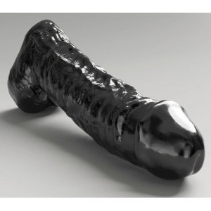 Dildo Ogromne Czarne 27x8.5cm All Black