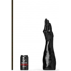 Dildo czarne Steroid Breaststroke 33x10cm All Black