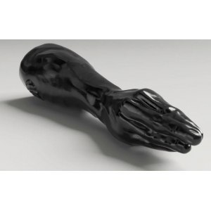 Dildo czarne Steroid Breaststroke 33x10cm All Black