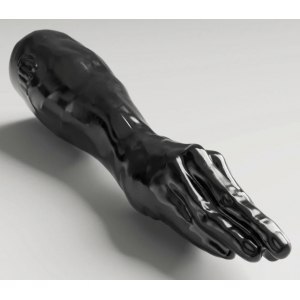 Dildo do fistingu Dłoń I Przedramię Czarne 35x11cm All Black