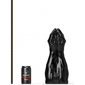 Dildo do fistingu Dwie Dłonie I Przedramie Czarne 30x14cm All Black