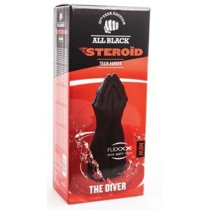 Dildo do fistingu Dwie Dłonie I Przedramie Czarne 30x14cm All Black