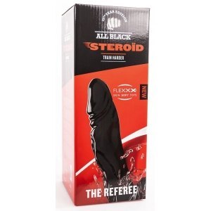 Dildo Ogromne Czarne 39x10.5cm All Black