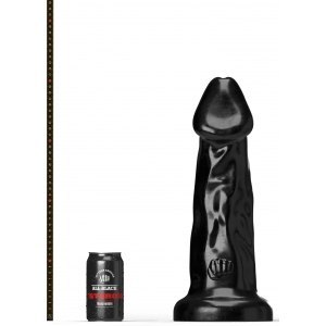 Dildo Monumentalne Czarne 42x13cm All Black