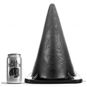 Korek analny czarny Big Cone 28x18cm All Black