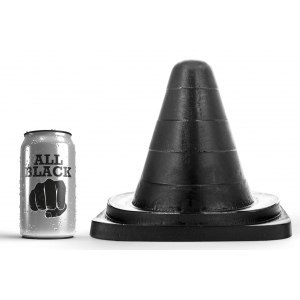 Korek analny czarny Small Cone 19x13cm All Black