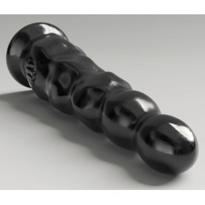 Korek analny czarny Steroid The Javelin 35x9.5cm All Black
