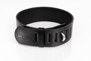 Obroża z kłódką czarna S Primal Bond Whips