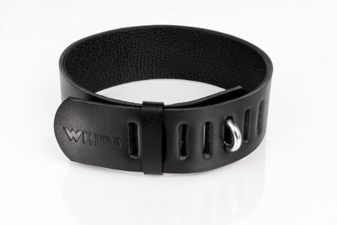 Obroża z kłódką czarna S Primal Bond Whips