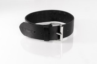 Obroża z podwójnymi ćwiekami czarna S Primal Bond Whips