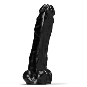 Dildo podwójne czarne Steroid Teamwork 25x7cm All Black