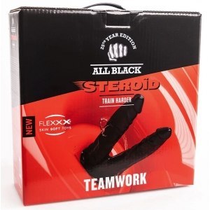 Dildo podwójne czarne Steroid Teamwork 25x7cm All Black