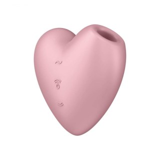 Stymulator łechtaczki Cutie Heart Light Red-Satisfyer