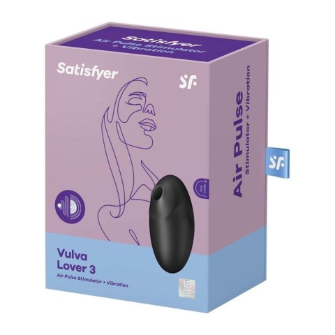 Stymulator łechtaczki Vulva Lover 3 black-Satisfyer