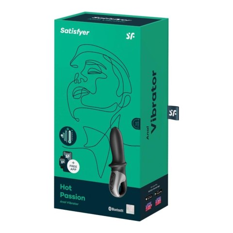 Wibrator analny Hot Passion Anal Connect App-Satisfyer