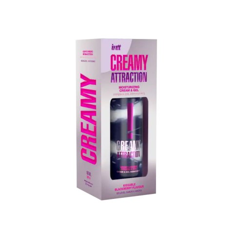 Żel do masażu jadalny Creamy Attraction Black Berry 100ml INTT