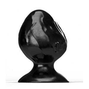 Korek analny czarny Steroid The Dumbbell 10x8cm All Black