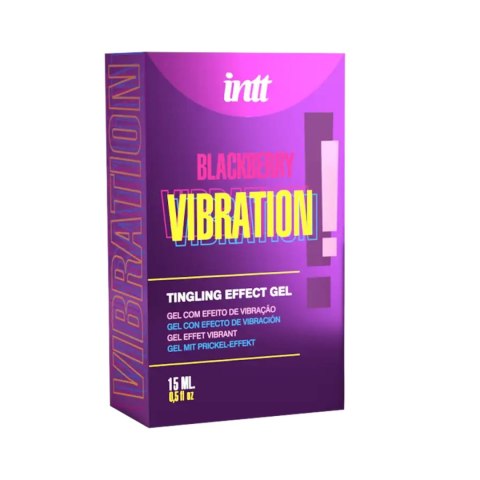Płynny wibrator Vibration Black Berry 15ml intt