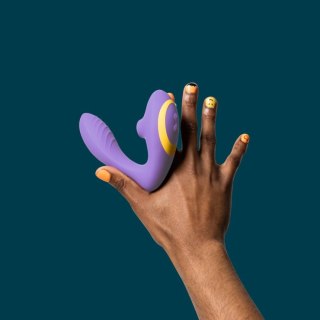 Podwójny stymulator łechtaczki i punktu G Reverb Lilac Romp