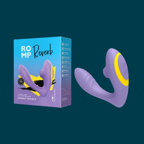 Podwójny stymulator łechtaczki i punktu G Reverb Lilac Romp