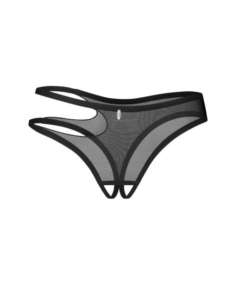 Stringi otwarte czarne Saturis S/M Obsessive