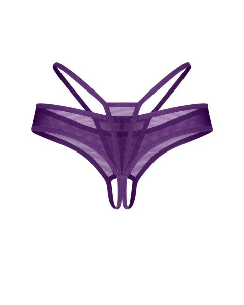 Stringi otwarte fioletowe Vibres 2XL/3XL Obsessive