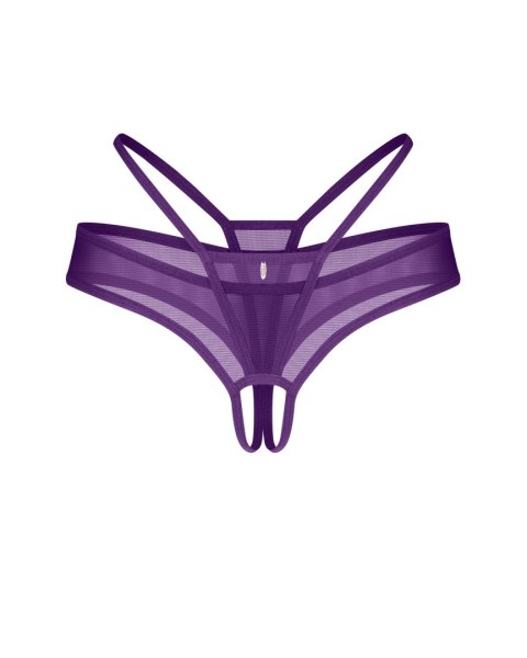 Stringi otwarte fioletowe Vibres S/M Obsessive