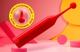 Stymulator łechtaczki z wymiennymi końcówkami Pop Romp
