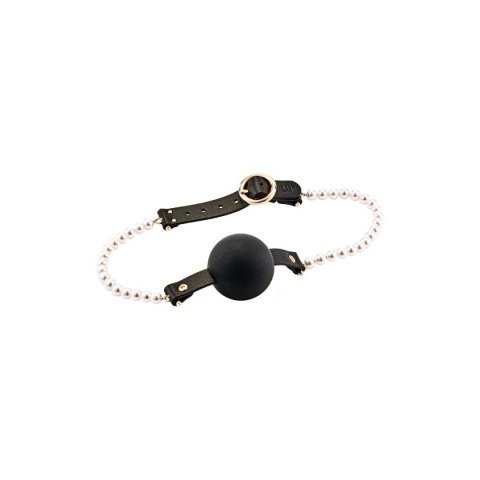 Knebel czarny BDSM Majestic Pearl Mouthgag Guilty Pleasure