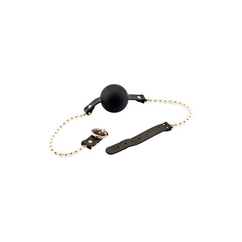 Knebel czarny BDSM Majestic Pearl Mouthgag Guilty Pleasure