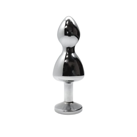 Korek analny Lollypop Double Ball Metal Plug S White Wooomy