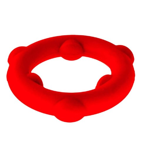Pierścień erekcyjny [SIL] SPINNER Cockring Red Oxballs