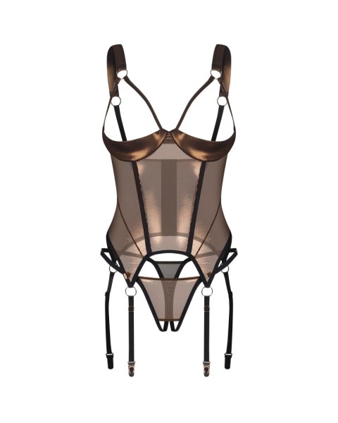 Soranna gorset i stringi otwarte 2XL/3XL Obsessive