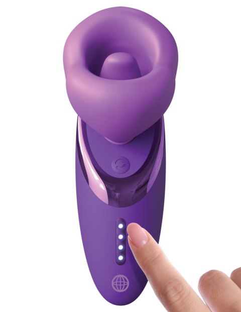 Stymulator łechtaczki Pleasure Sucker Purple Fantasy For Her
